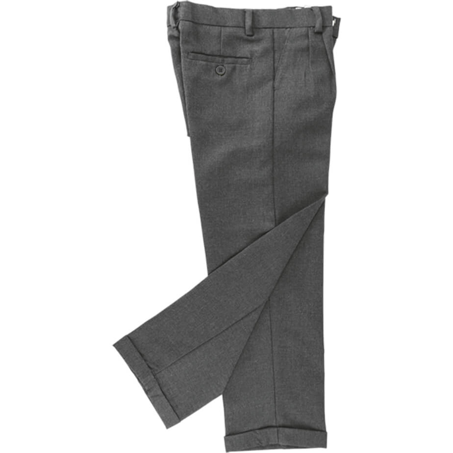 Boys School Trousers Grey Melange
